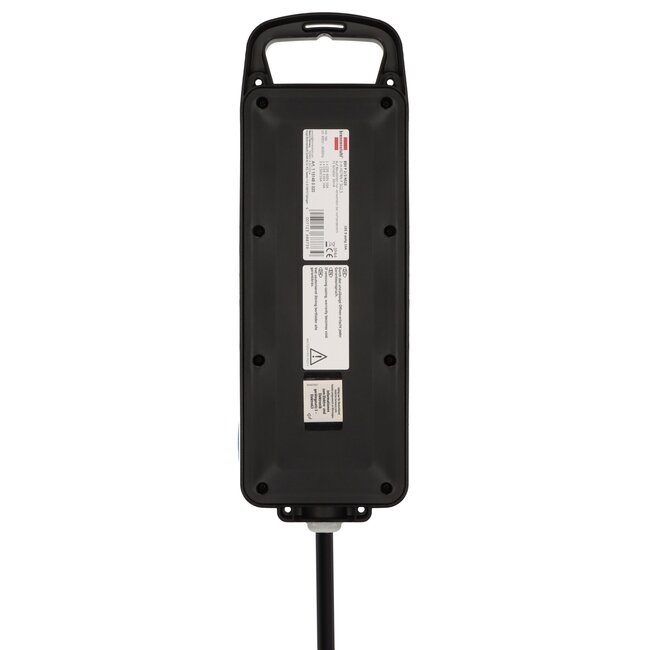Brennenstuhl Energy Station IP44 mit Tragegriff | CEE 5-pol (m) - CEE 5-pol + CEE 3-pol + 3x CEE 7/3 (w) | 400V/16A | 2m