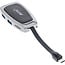 InLine USB-C auf HDMI 4K 60Hz, USB-A & USB-C PD 100W Adapter | Aluminium | 0,10 m