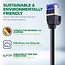 SFTP CAT6a Slimline Flexibles Netzwerkkabel | TPE LSZH | Pink | 10 Meter