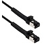 UFTP CAT8.1 flexibles Netzwerkkabel | biegsame Stecker | TPE | schwarz | 1 Meter
