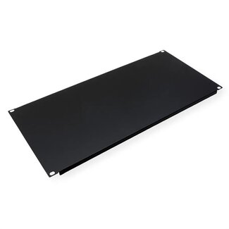 Value 19 Zoll Blindplatte | 5U | Schwarz