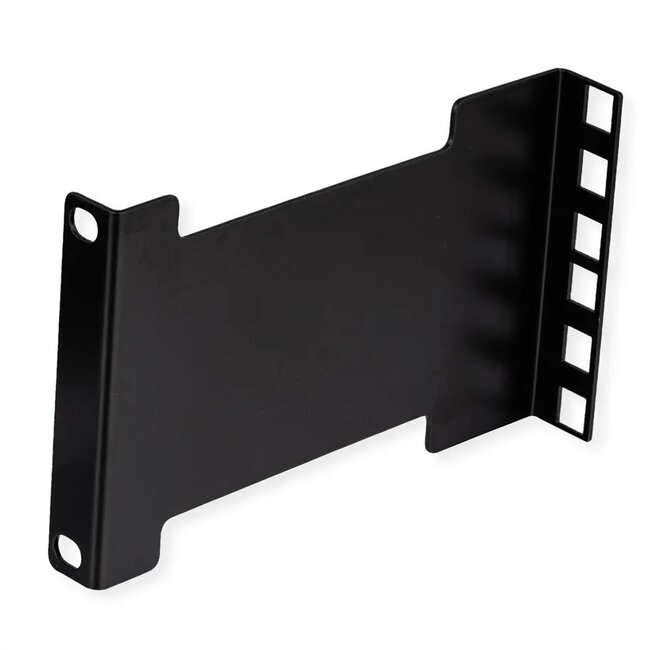 Tiefeverlängerung 15cm für 10"/19" Komponenten | 2U | Schwarz | 2 Stück