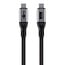 Goobay USB-C Kabel | USB4 v2.0 80 Gbps | PD 240W | 16K 60Hz | Nylon | 1,5 m