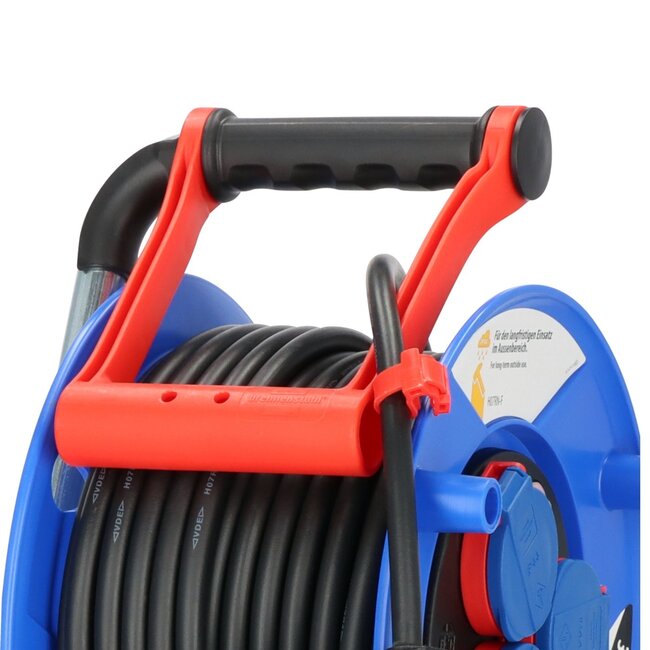 Brennenstuhl Garant Baustellen-Kabeltrommel | IP44 | 3 Steckdosen | 3x1,5mm² | 25m