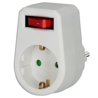 Brennenstuhl Brennenstuhl Durchgangsstecker mit Schalter