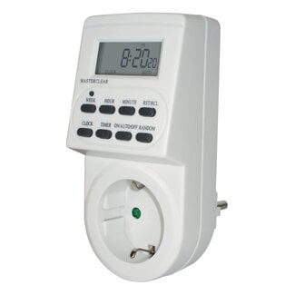 Brennenstuhl Brennenstuhl DZ 20 Digitale Zeitschaltuhr | 10 Wochenprogramme | Weiß