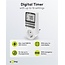 Goobay Digitale Zeitschaltuhr | 3er-Set | Für Innen | Weiß