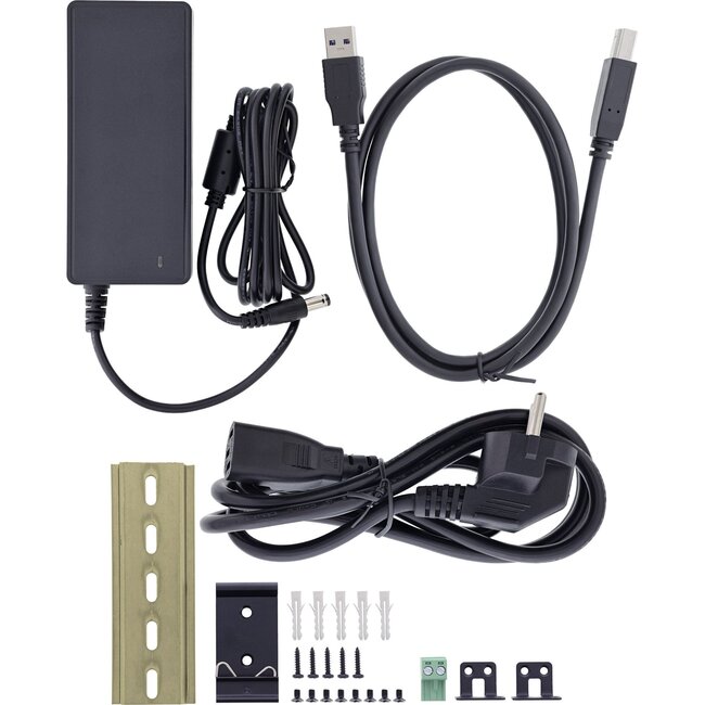 InLine Industrieller USB-Hub | 10x USB-A | USB 3.0 5 Gbps | 60W Netzteil