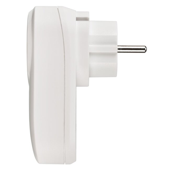 Brennenstuhl Durchgangsstecker mit USB-Ladegerät | USB-C PD + USB-A QC | 20W