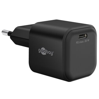 Goobay Goobay USB-Ladegerät | USB-C PD | GaN | 20W | Schwarz
