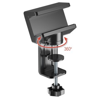 MaxTrack MaxTrack Steckdosenleiste Tischbefestigung | Drehbar | Schraubklemme | Tischplatte bis 50mm | Schwarz