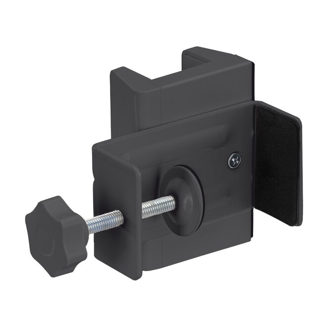 MaxTrack Steckdosenleiste Tischbefestigung | Schraubklemme | Tischdicke bis 90mm | Schwarz