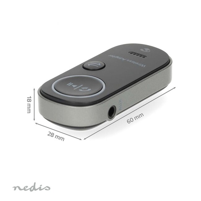 Nedis Tragbarer Bluetooth Audio Sender/Empfänger | 3,5mm Klinke