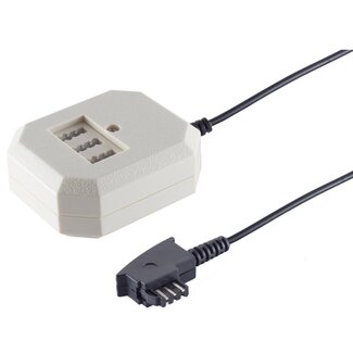 Goobay TAE-F (m) - 2x TAE-F + TAE-N + RJ11 (w) Anschlussbox | 0,20 m