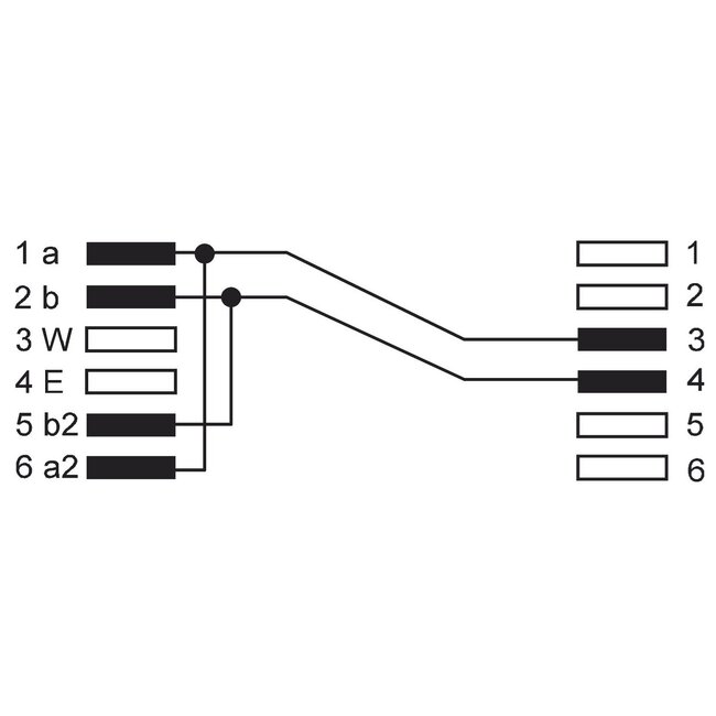 TAE-F - RJ11 Telefonkabel | international (neu) | schwarz | 10 Meter