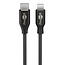 Goobay Lightning-USB-C Kabel | USB 2.0 | PD 18W | Schwarz | 0,5 m