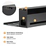 My Wall Schreibtisch Kabelkanal mit Box und Schraubbefestigung | 40 x 10 cm | Schwarz