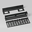 My Wall Schreibtisch Kabelkanal mit Box und Schraubbefestigung | 40 x 10 cm | Schwarz