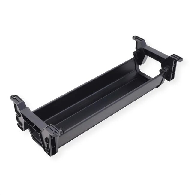 Roline Easy2Open Schreibtisch-Kabelkanal | 44,9 x 11,8 cm | Schwarz