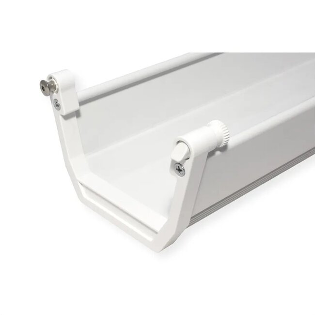 Roline Easy2Open Kabelkanal für Schreibtisch | 44,9 x 11,8 cm | Weiß