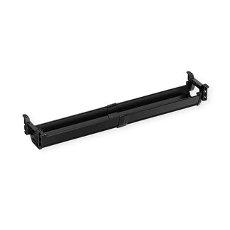 Roline Roline Easy2Open Schreibtisch-Kabelkanal | 85,8 x 11,8 cm | Schwarz