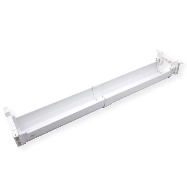 Roline Easy2Open Schreibtisch-Kabelkanal | 85,8 x 11,8 cm | Weiß