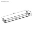 Roline Easy2Open Schreibtisch-Kabelkanal | 85,8 x 11,8 cm | Weiß