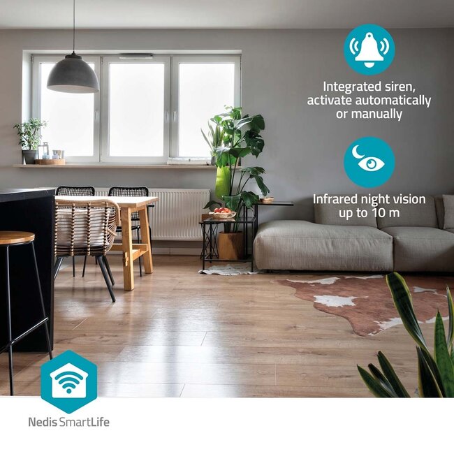 Nedis SmartLife Innenkamera | Wi-Fi | 3MP Full HD 1296p