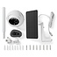 Nedis SmartLife Outdoor Kamera mit Spotlight | Akku/Solar | Schwenken/Neigen | 4G | Full HD 1080p