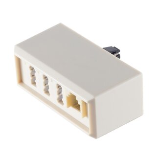 S-Impuls TAE-F (m) - 2x TAE-N + TAE-F + RJ11 (w) Anschlussbox