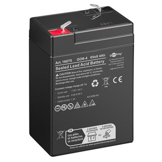 Goobay Goobay wiederaufladbare Bleiakku | 6V | 4000 mAh