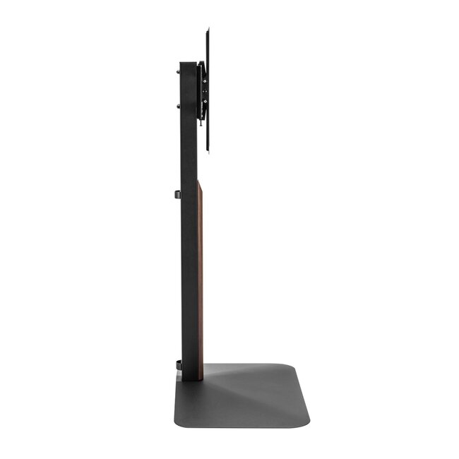 My Wall TV-Standfuß | bis 75 Zoll | neigbar | Schwarz/Nussbaum