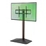 My Wall TV-Standfuß | bis 75 Zoll | neigbar | Schwarz/Nussbaum