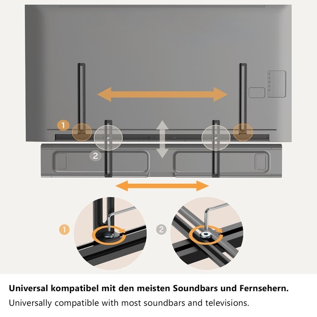 My Wall Soundbar Rahmen | Universal | Bis 10 kg