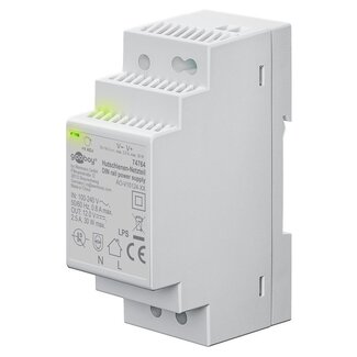 Goobay Goobay LED-Trafo für DIN-Schiene | 12V DC | 30W | IP20