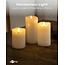 Goobay LED-Kerze | 15 cm | Timerfunktion | Weiß | IP20