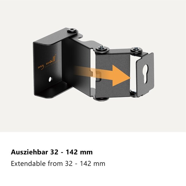 My Wall Soundbar Wandhalterung | Universal | 3,2 - 14,2 cm Tiefe | Bis 10 kg