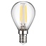 Goobay LED-Filamentlampe | Warmweiß | E14 | G45 | 4W
