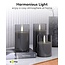 Goobay LED-Glaskerzen Set | 3 Stück | Timerfunktion | Grau | IP20