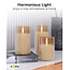 Goobay LED-Glaskerzen Set | 3 Stück | Timerfunktion | Gold | IP20