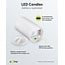 Goobay LED-Kerzenset 3er | Fernbedienung | Weiß | IP44