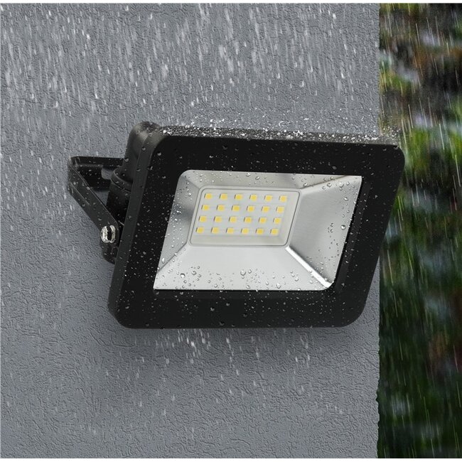 Goobay LED-Außenstrahler 10W IP65 Schwarz
