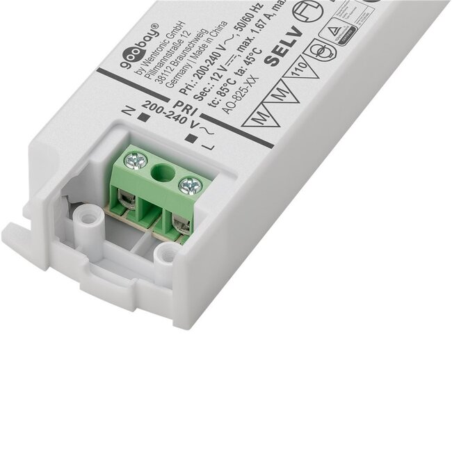 Goobay LED-Trafo | 12V DC | 20W | IP20