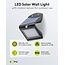 Goobay Solar-LED-Wandlampe mit Bewegungsmelder für außen | 4W | Schwarz