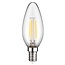 Goobay LED-Glühfadenlampe | Warmweiß | E14 | C35 | 4W
