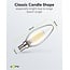 Goobay LED-Glühfadenlampe | Warmweiß | E14 | C35 | 4W