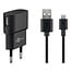 Goobay USB-Ladegerät mit Micro-USB-Kabel 5W Schwarz 1m