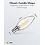 Goobay LED-Glühfadenlampe | Warmweiß | E14 | C35 | 6W