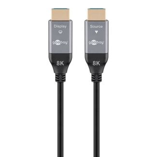 Goobay Goobay HDMI Aktives Optisches Kabel (AOC) | HDMI 2.1 (8K 60Hz + HDR) | 50 Meter