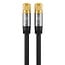 Goobay F-Stecker (m) - F-Stecker (m) Koaxialkabel | 135 dB | Kupfer | Gerade | Vergoldet | Schwarz | 10 Meter
